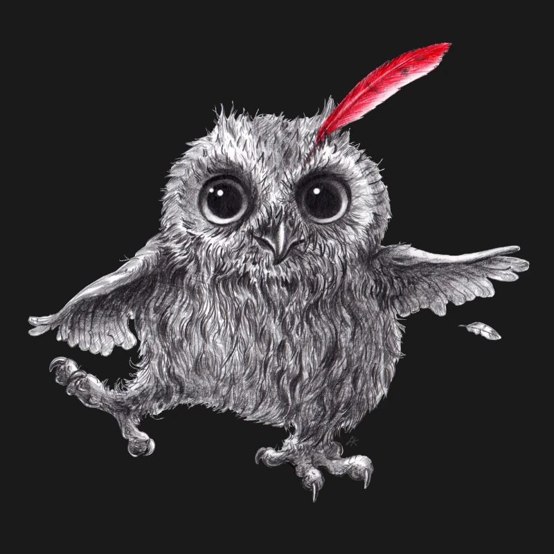 Chief Red - Glückliche Eule