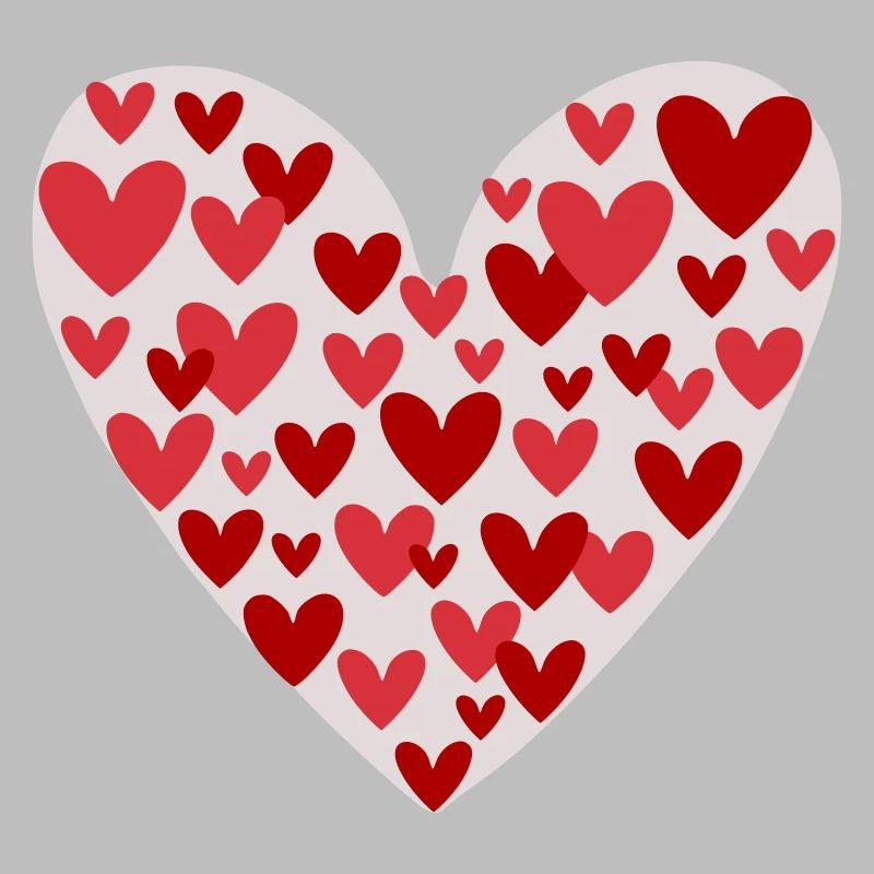 Many hearts pattern
