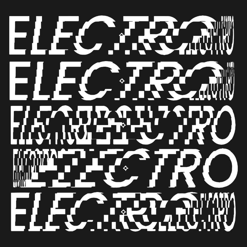 Électro-typographie Glitch