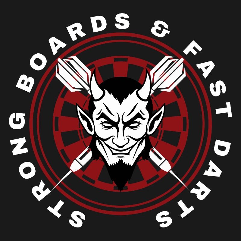 DARTS, DARTBOARD AND DEVIL 