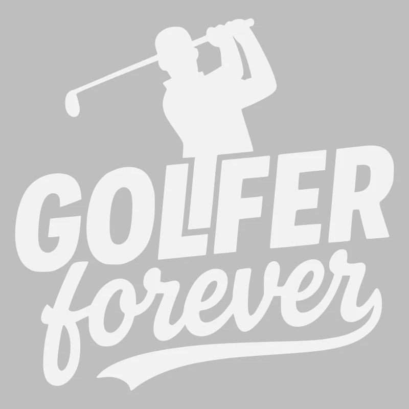 Golfer Forever Logo-Motiv