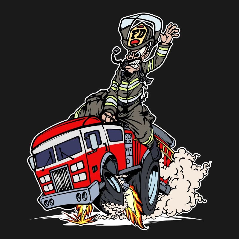 Fire Fire Engine Firefighter Rescuer