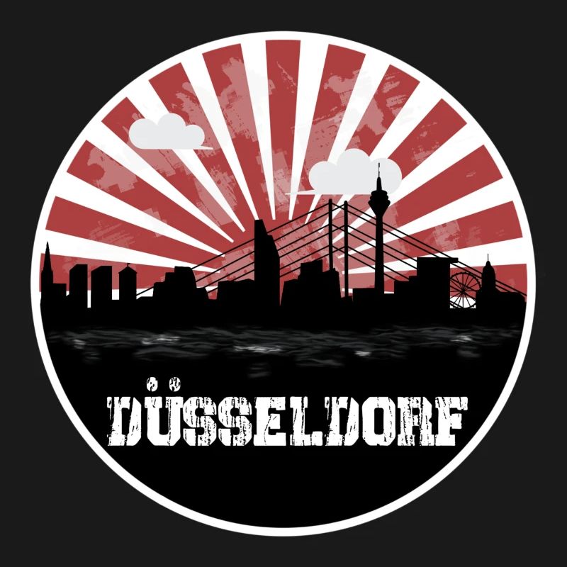 Match à domicile de Düsseldorf Skyline