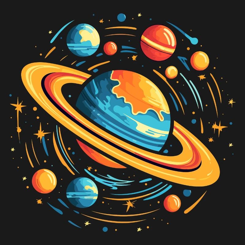 Space Galaxy Planets