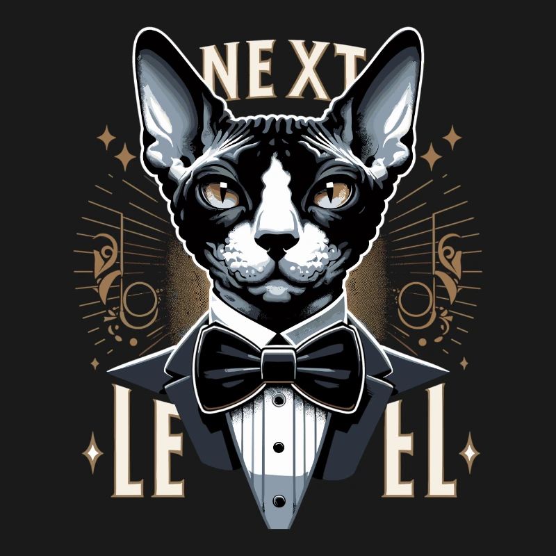 Cornish Rex Anzug Next Level Katze Geschenk