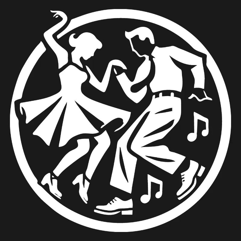 Conception de silhouette rock 'n' roll