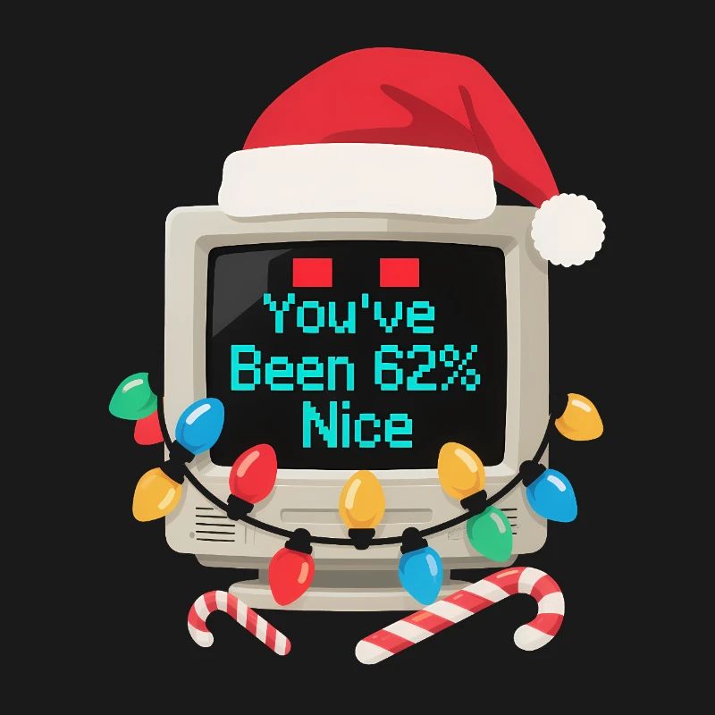 Ordinateur Noël AI Sarcastic Tech Gift