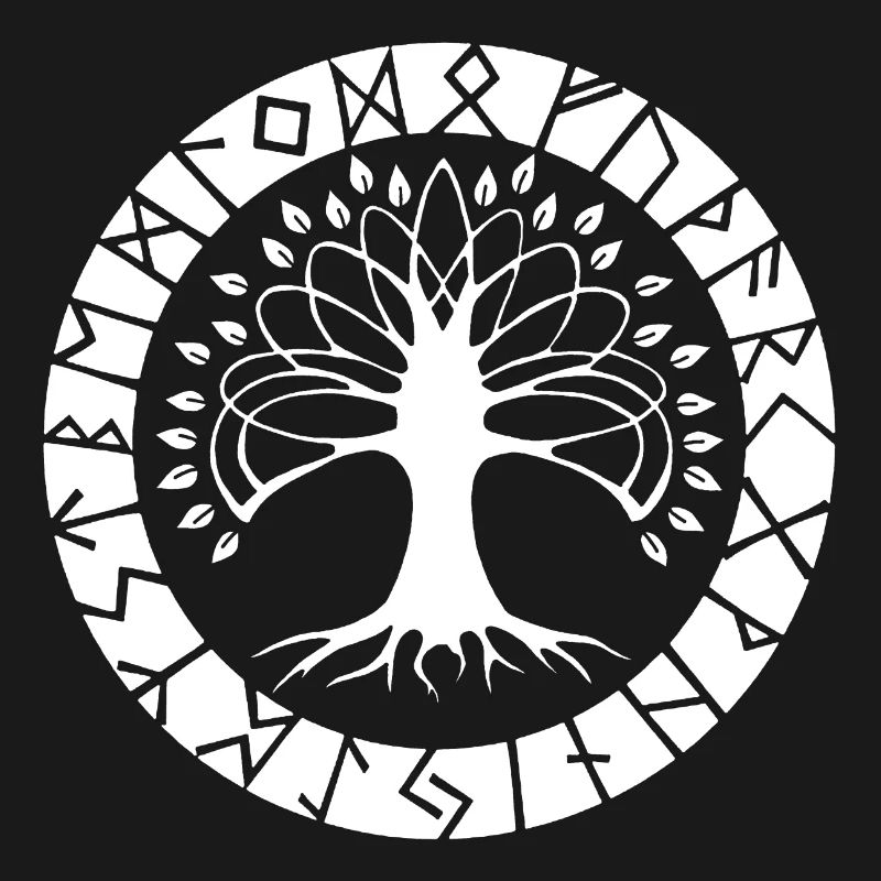 White Runic Tree