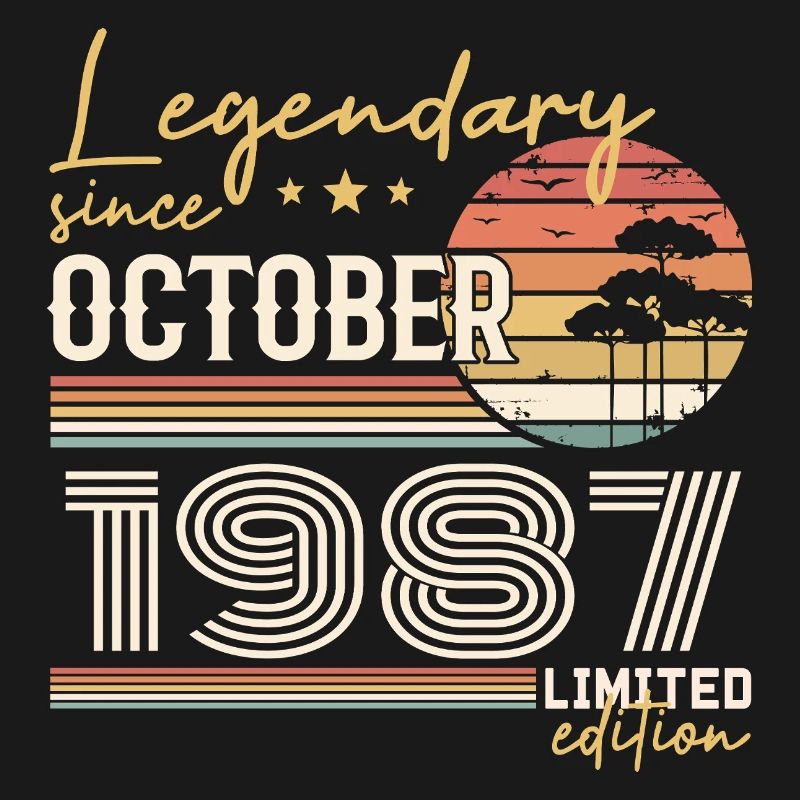 October 1987 Gift - Awesome Since October 1987