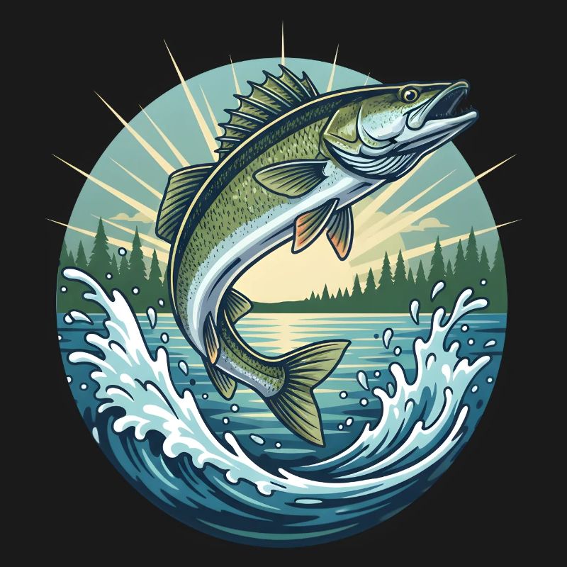 Springender Zander
