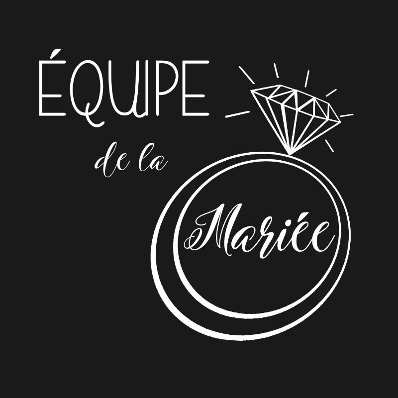 équipe de la mariée