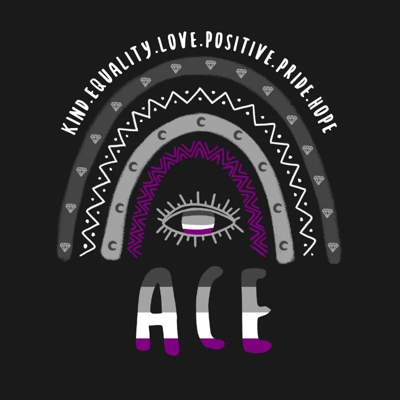 Boho Regenbogen Ace Pride