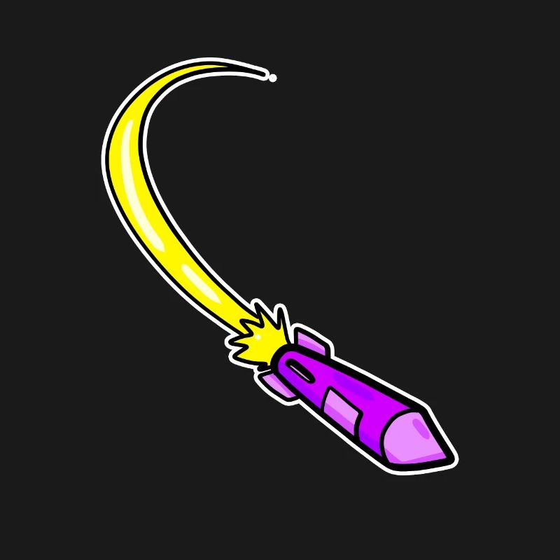 Fusée violette