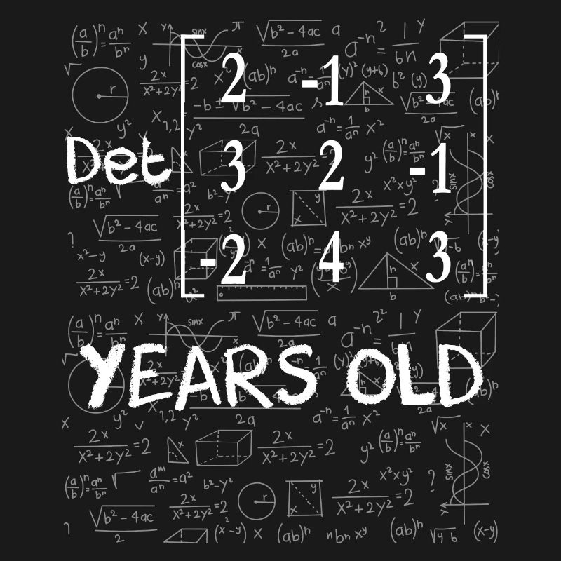 75th anniversary 75 years matrix determinant