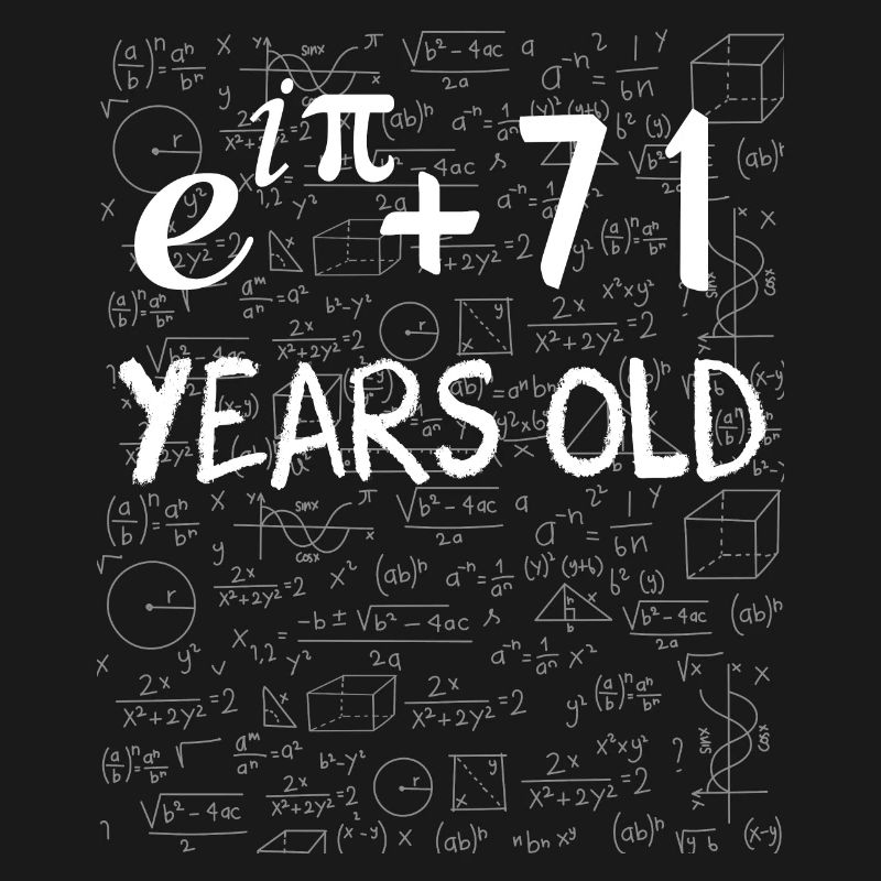 70. Geburtstag 70 Jahre Euler Identity