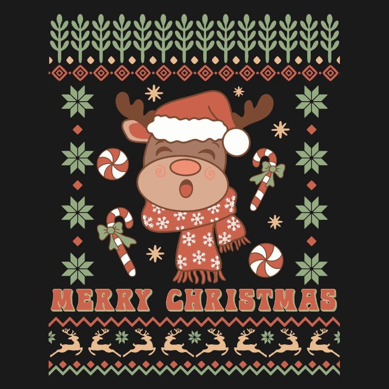 Pull de Noël moche