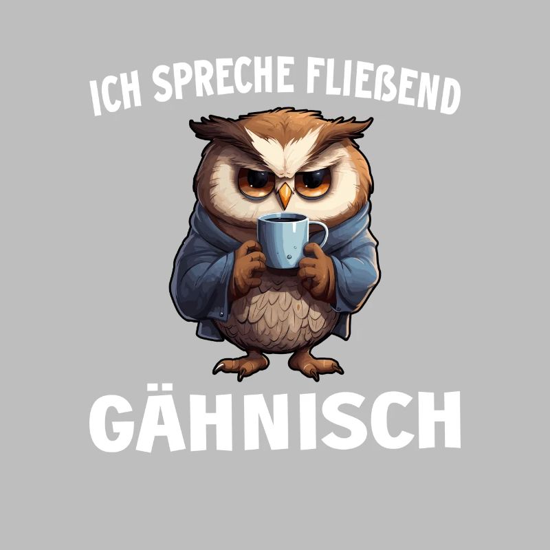 Lustiger Eule Kaffee Kaffeeliebhaber Eulen Spruch