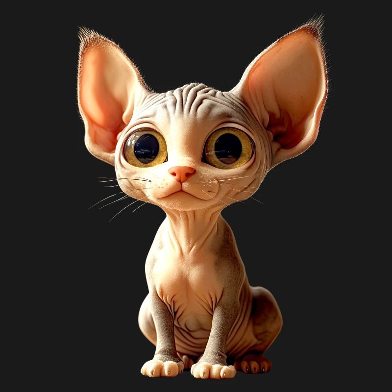 Chat Sphynx Chat Sphynx Chat Canadien Mignon Sphinx