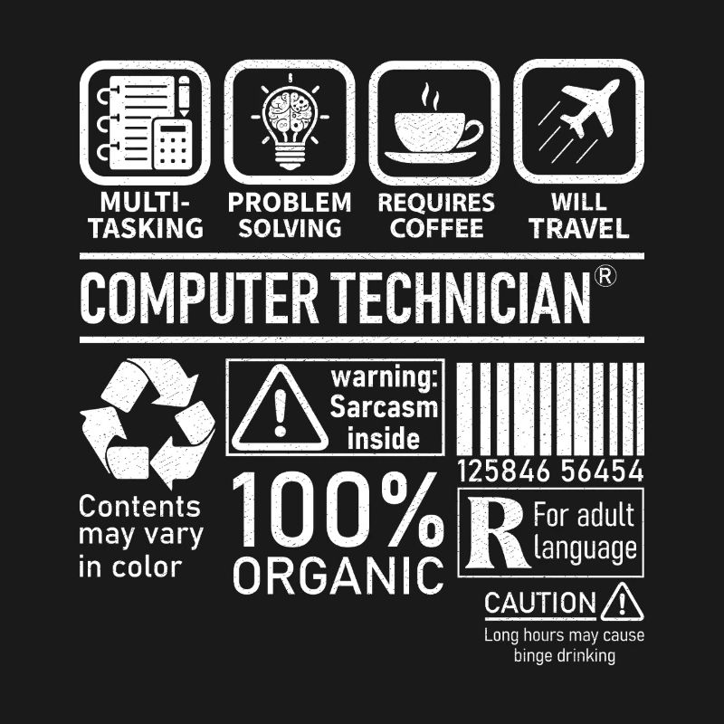 Technicien en informatique multitâche résolution de problèmes