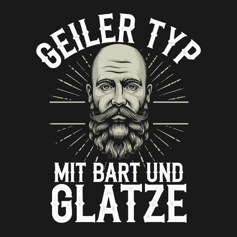 guy with beard & bald head beard wearer