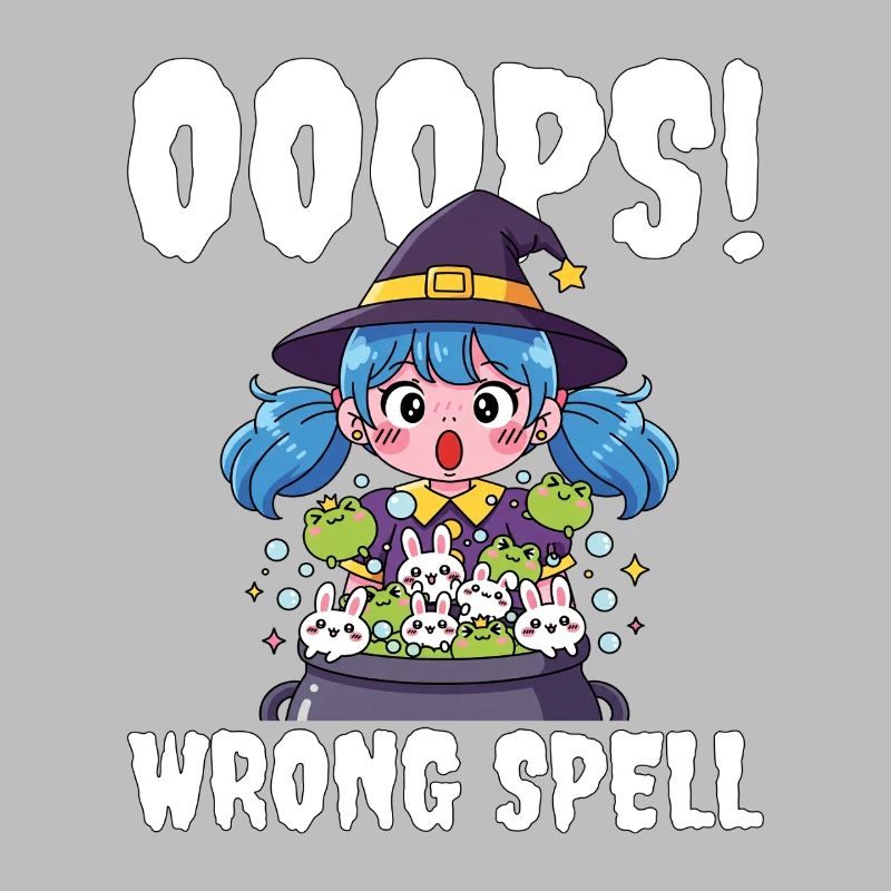 OOOPS! WRONG SPELL - WITCH HALLOWEEN