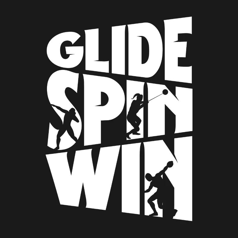 Lancer du poids Lancer du poids Lancer du poids Glide Spin Win