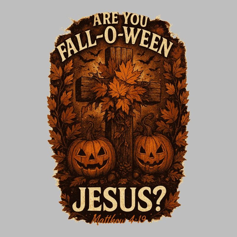 Bist du Fall-O-Ween Jesus Halloween Herbst