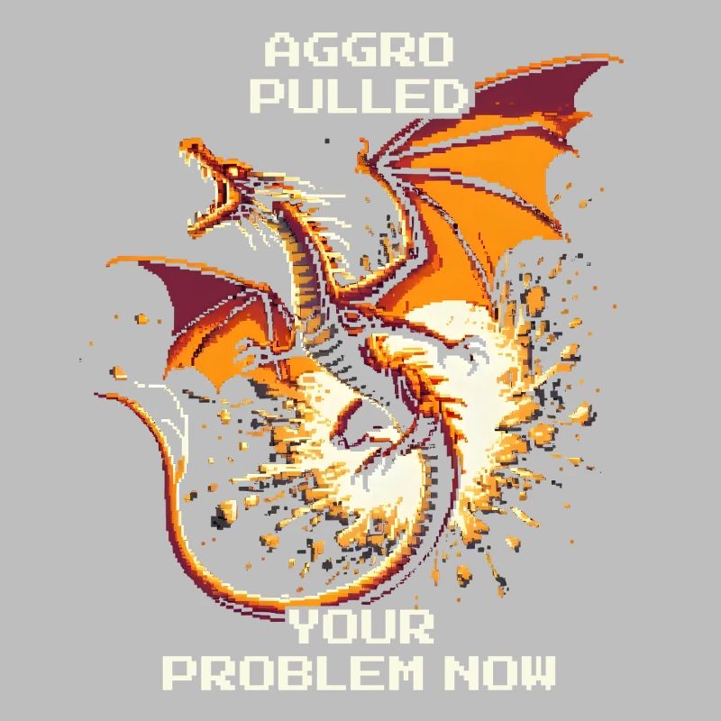 Aggro pulled – your problem | Dragon Pixel Art