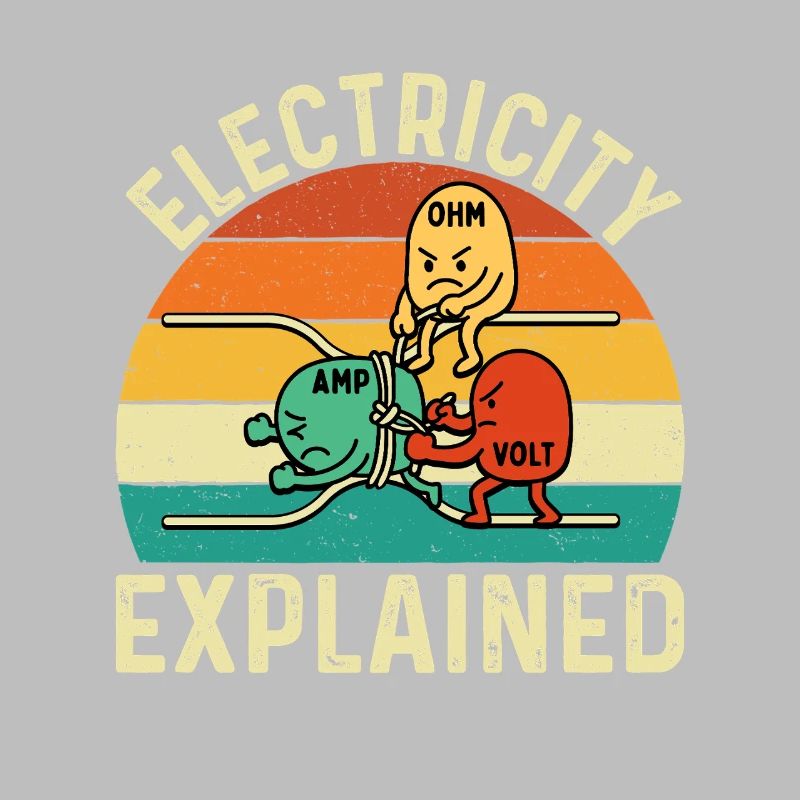 Electricity Explained Funny Engineer STEM Quote