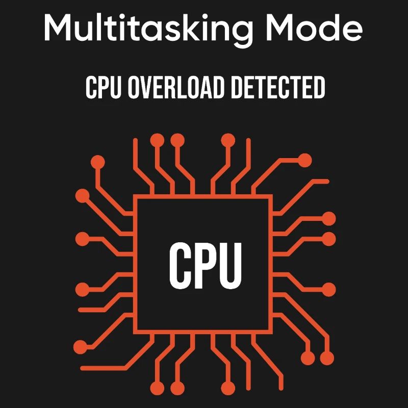 Multitasking Mode – CPU Overload Detected