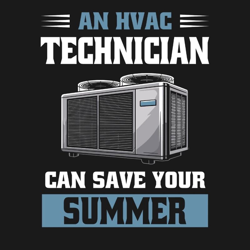 Funny HVAC Technician Design Cold Heat Engineering