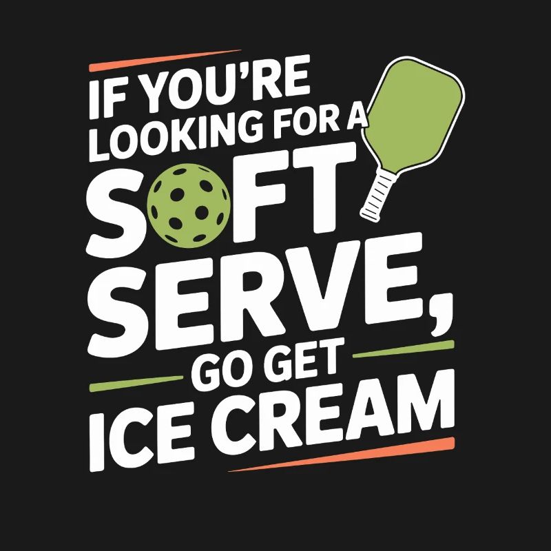 Pickleball Player Looking For Soft Serve Dinking