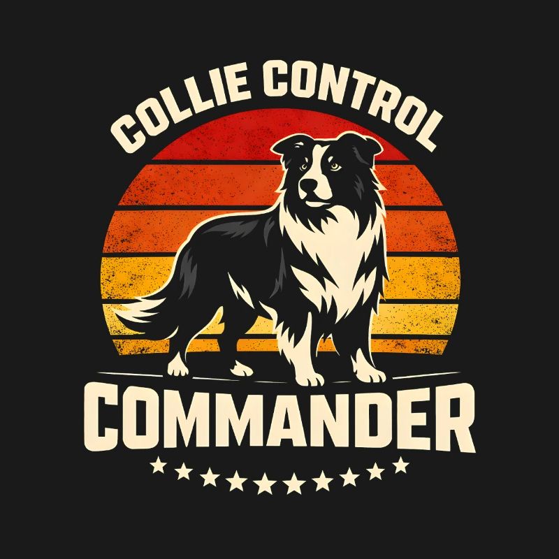 Collie Commando | Border Collie Rétro