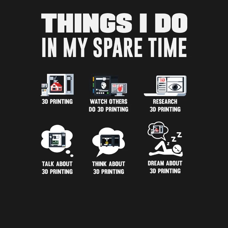 Choses que je fais pendant mon temps libre : impression 3D