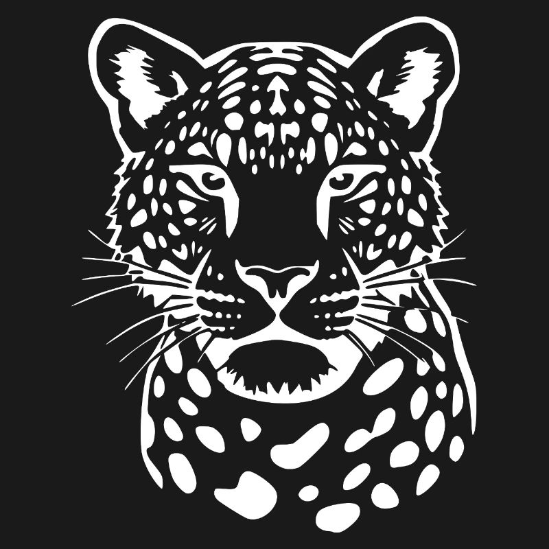 Leopard Leparden Pattern T-shirt Gift