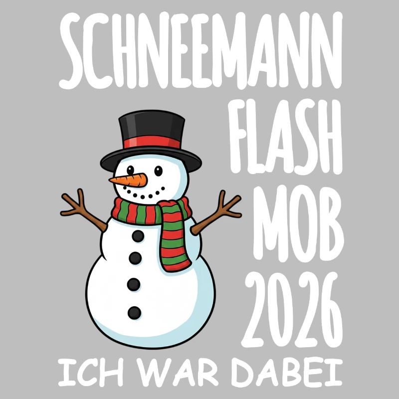 Snowman flash mob
