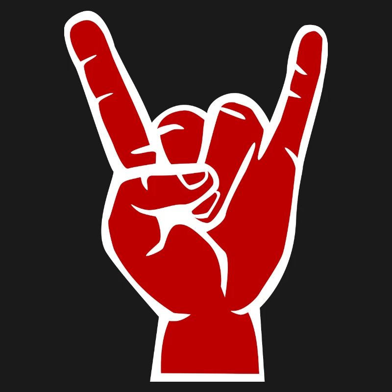 Devil's hand, Devil Rock cool metal symbol