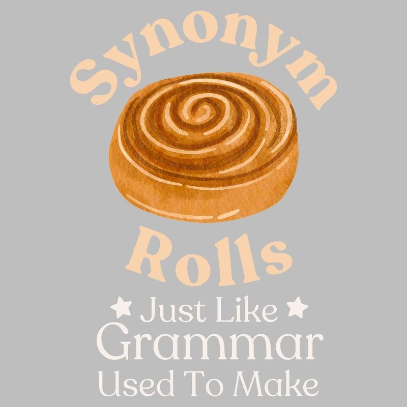 Whimsical Cinnamon Roll Typography Design
