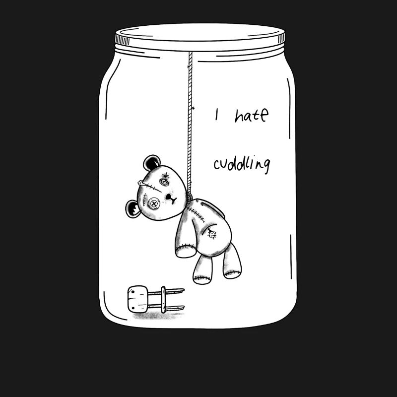 Je déteste les câlins (version BW)