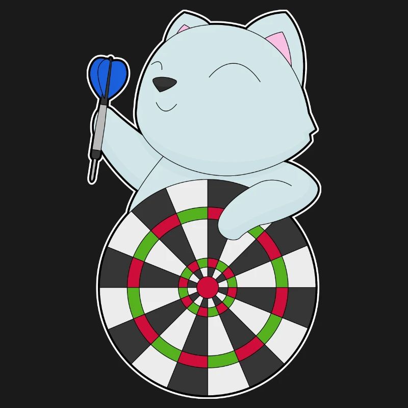 Cible de fléchettes pour chat
