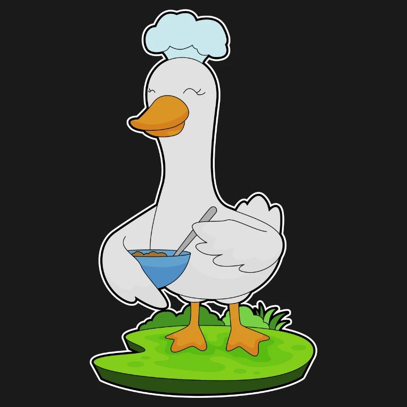 Cuisson dans un bol de cuisson de canard