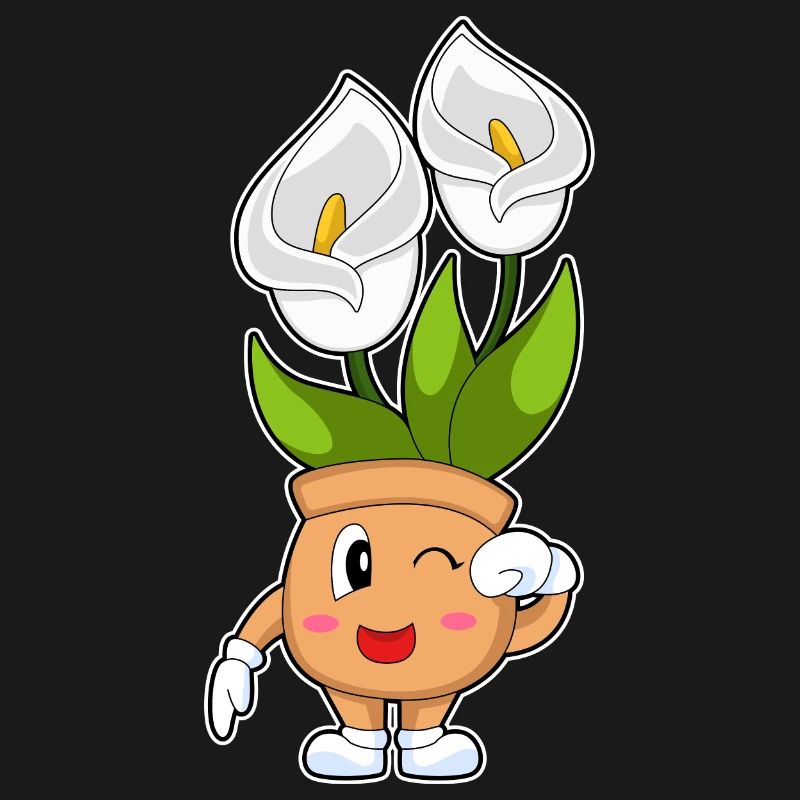 Pot de fleurs Calla-Lily Fleurs