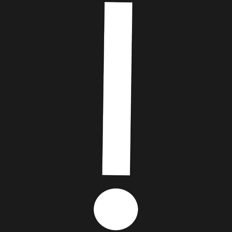 Modèle de modèle de point d’exclamation Modèle
