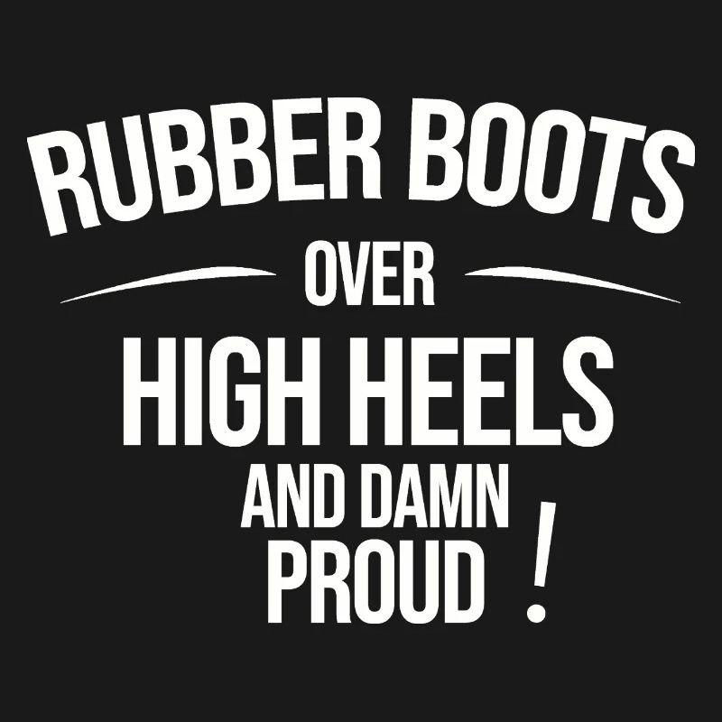 Rubber Boots over High Heels – Dorfkind Statement