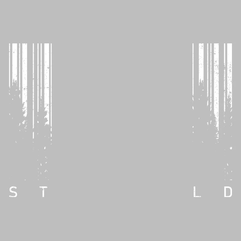 Wald-Barcode-Silhouette