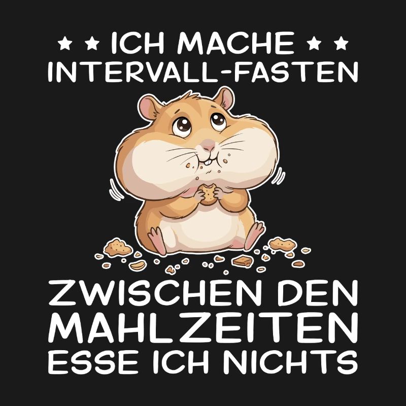 Funny hamster: intermittent fasting between snacks