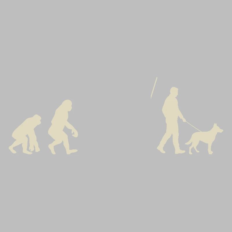 Illustration de l’évolution de l’humanité