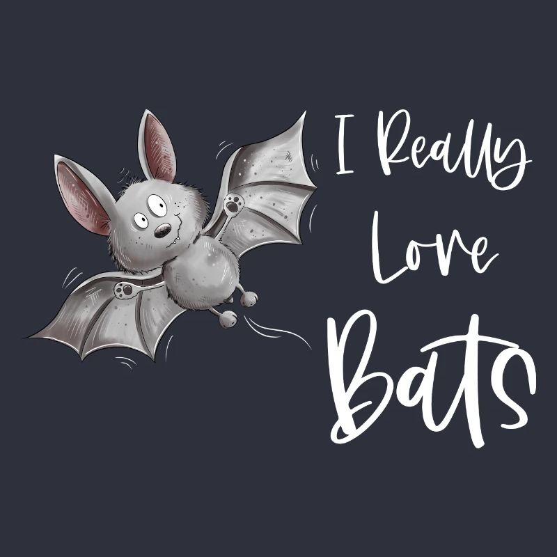 Fluttering Bat I Really Love Bats