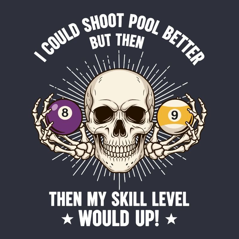 Table de billard de billard Billard Billard Spool Skull