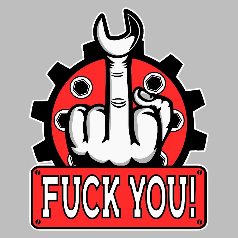 Provokantes Mittelfinger Statement